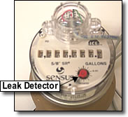 Meter with Leak Detector