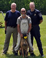 Jail board honors drug-sniffing dog and handler