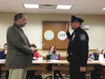 Mayor Scott Walker Swears In New Officer 