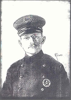 Pencil portrait of Webster W. Cupp