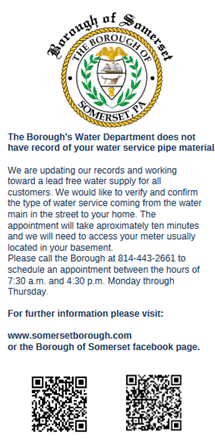 Somerset Borough Notice